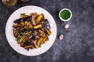 receta berenjena con miel