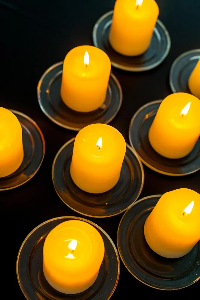 velas de miel cera